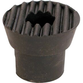 Prime-Line U 9163 1 In., Black, Rubber, Replacement Tips for Drop Down Door Holders (2 Pack)