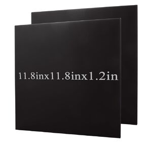 LDXDRU 2Pcs 5052 H32 Aluminum Metal Sheet 12 x 12 x 1/8 (0.1") Inch, Flat Plain Aluminum Plate Covered with Protective Film, 3MM Aluminum Metal Plate for Crafting, lndustry