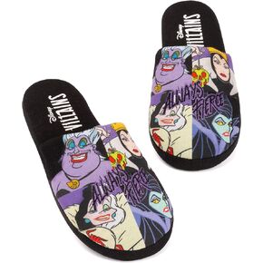 Disney Villains Slippers Womens Slip On Evil Ladies House Shoes