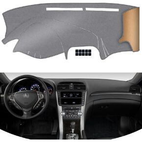 KEYOOG Dashboard Cover Dash Mat Fit for Ho-nda CR-V 2022-2017 (Without HUD Models),Car Dash Board Mat Anti-Glare Carpet,Non-Slip Pad Sunshield Protector (Black)