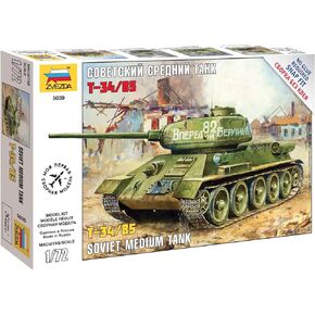 Zvezda 500785039 1: 72 – T-34/85 Soviet Medium Tank WWII