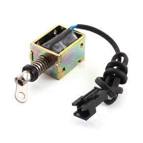 uxcell AC 110V 27.5A Pull Type Spring Plunger Solenoid, Electromagnet, 3 mm, 500 g