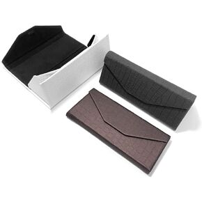 مجموعة من 3 حافظات نظارات مثلثة قابلة للطي من Yamrots، حافظات نظارات شمسية للسفر للرجال والنساء in Kuwait