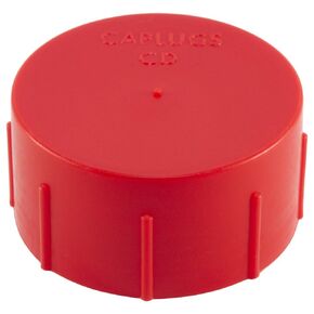 Caplugs CD-5 CD Series – Threaded Plastic Cap for Flared JIC Fittings, 1000 Pack, Red LD-PE, to Fit Thread Size 1/2"-20 Protective Closures, Dirt and Moisture Seals, Masking, Painting, Plating