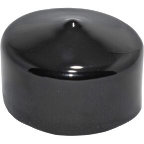 (Pack of 5) Caplugs 99394165 Plastic Round Cap VC-1625-16, Vinyl, Cap ID 1.625" Length 1.000", Black. for Pipe Plastic Tube Hub Caps Tubing Bolt Screw Rubber Thread Protector Safety Cover