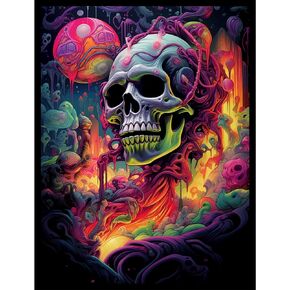 MTG (Psychedelic Skull) - 105ct Matte TCG Card Art Sleeves by Ai Armor