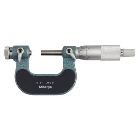 Mitutoyo 126-137, 0 - 1" X .001" Screw Thread Micrometer, Ratchet