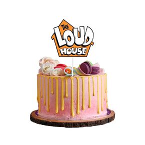 The noisy party supplies loud house Cake Topper, Loudhouse party supplies, noisy party, kids cake topper Birthday celebration event (Family) (Title House)