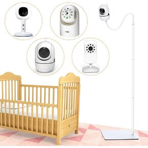 Baby Monitor Floor Stand Mount Compatible with HelloBabyHB6550/HB65/HB40/HB6339/ANMEATE SM24, Baby Ganibs, Bonoch, for Infant Optics Dxr-8 PRO, Nanit Pro Flex Stand, And Camera with 1/4" Threaded Hole