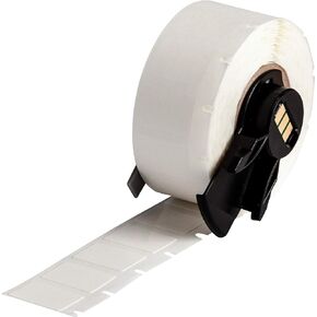 Brady Repositionable Multi-Purpose Vinyl Cloth Labels for M610, M611, M710, BMP61, and BMP71 Printers - 0.75" x 0.5". M6-11-498