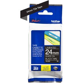Brother Genuine P-Touch TZE-121 Tape, 3/8" (0.35") Wide Standard Laminated Tape, Black on Clear, Laminated for Indoor or Outdoor Use, Water-Resistant, 0.35" x 26.2' (9mm x 8M), Single-Pack, TZE121