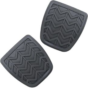 amavoler Cluth Or Brake Pedal Pad Black Rubber Fit for Toyota Yaris R 2016, RAV4 2001-2005,Tacoma 2001-2017,Corolla, Camry etc. OEM#:31321-52010