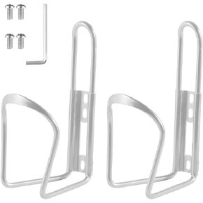 Bike Water Bottle Holder, Alloy Aluminum Lightweight Water Bottle Cages for Bike, 2 Pack Bicycle Water Bottle Holder Cages Brackets Bicycle Accessories Water Bottle Mount for MTB Bike Road Bike