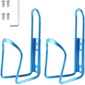 Bike Water Bottle Holder, Alloy Aluminum Lightweight Water Bottle Cages for Bike, 2 Pack Bicycle Water Bottle Holder Cages Brackets Bicycle Accessories Water Bottle Mount for MTB Bike Road Bike