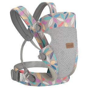 BABYPARK 3-in-1 Baby Carrier Newborn to Toddler - Ergonomic(7.5-45lbs),Cozy Baby Carrier，Enhanced Lumbar Support，Easily AdjustableLightweight & Breathable Child Carrier (Geometry)