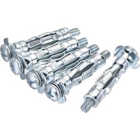 uxcell M5x37mm مسامير جدار محرك مجوفة من الفولاذ المطلي بالزنك للجدران الجافة والجص والبلاط 20 قطعة in Kuwait