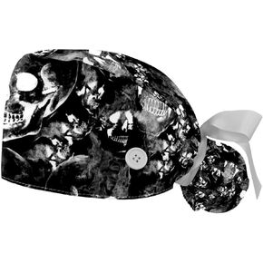 قطعتان من قبعات العمل القابلة للتعديل، قبعات فرك منتفخة ملونة مجردة، قبعات نسائية ذات شعر طويل in Kuwait