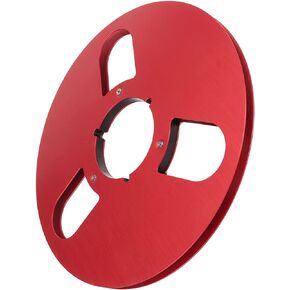 1/4in 10 Inch Empty Take Up Reel for Nab Reel to Reel Tape Recorder, 3 Hole Aluminum Alloy Opening Machine Parts, Empty Tape Reel for Recording