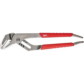 48-22-6310 10", Straight Jaw Pliers with Ream & Punch Exposed Metal Handles & Precision Ground Plier Head