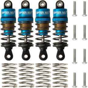 Aluminum Oil Shocks Absorber Adjustable Dampers For Tamiya TT-01 TT-02 TL-01 MF-01X Upgrade Parts