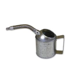 WirthCo 94486 Funnel King 2 quart Measure Can with Flex Spout, Galvanized, Heavy Duty,Silver