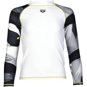 arena Boys' Standard Uv Protection Long Sleeve Shirt Rash Allover