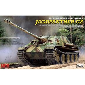Rye Field Model 1/35 German Heavy Tank Destroyer Sd.Kfz.173 jagdpanther G2 Type Plastic Model RFM5022