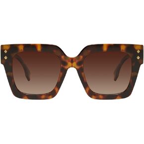 mosanana Retro Oversized Square Sunglasses for Women Trendy Fashion Big Frame Polarized Shades MS52365