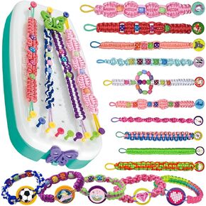 Friendship Bracelet Making Kit Toys for Girls, Ages 7-12 Girls Gifts Ideas, Arts and Crafts String Maker, Bracelet DIY, Kids Jewelry Kit, Best Gifts Ideas for Kids Age 7 8 9 10 11 12 Year Old