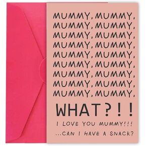 XXDJLP Rude Mothers Day Card Dog Mom,Hilarious Dog Mom Mothers Day Cards Gifts for Women, Happy Mother's Day from Dog Mom, Humor Pet Mothers Day Gift, Dog Mothers Day Card with Envelope