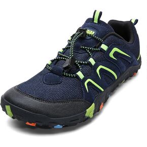 أحذية المشي لمسافات طويلة للأولاد من ASHON | أحذية حافي القدمين | صندوق عريض عند الأصابع | أحذية رياضية خفيفة الوزن للمشي والجري in Kuwait