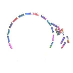 Hair accessory for girls colorful fun for party school fashion pack of 50