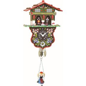Trenkle Black Forest Clock Swiss House Weather House TU 808 S