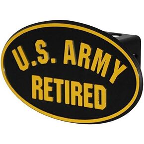 US Army Retired ABS Hitch Cover with Quick Loc