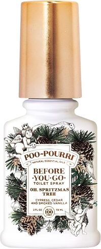 Poo-Pourri Toilet Spray, Oh Spritzmas Tree, 2 Fl Oz, 2.00 Ounce (Pack of 1) in Saudi Arabia