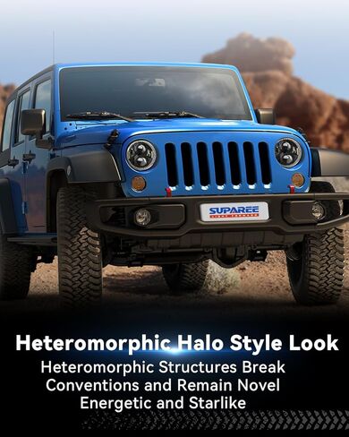 مصابيح أمامية LED مقاس 7 بوصات من SUPAREE مع مصابيح DRL وأضواء إشارة الانعطاف in Kuwait