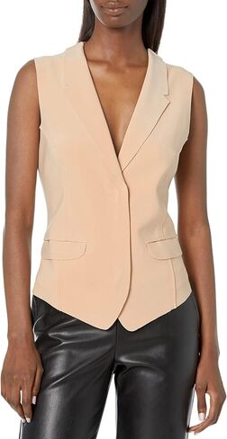 Norma Kamali Women's Vest with Lapel in Saudi Arabia