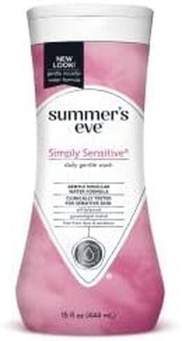 غسول التنظيف الأنثوي البسيط 5 في 1 من سمرز إيف للبشرة الحساسة، 15.0 أونصة سائلة (عبوة من قطعتين) in Kuwait