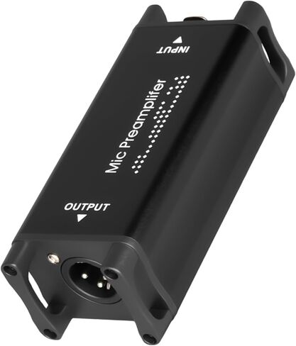 مضخم ميكروفون Micfuns M11، مضخم ميكروفون، 25 ديسيبل، مكاسب فائقة النظافة، تقليل الضوضاء للميكروفونات الديناميكية والشريطية in Kuwait