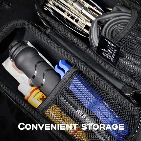 QELEG Bicycle Bike Storage Bag Bike Tool Bag Bicycle Storage Bag PU Leather Bicycle Repair Tool Pouch MTB Road Bike Bag for Water Bottle Cage in Kuwait