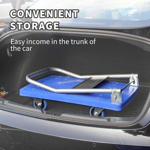 TAGEPOR منصة قابلة للطي شاحنة دفع عربة سحب عربة مسطحة شديدة التحمل (35.23 * 23.42 بوصة) تحميل 880 رطلاً شاحنة يدوية in Kuwait