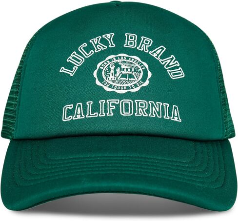 Lucky Brand Standard Trucker Mesh-Back Cap with Adjustable Snapback for Men and Women (One Size Fits Most) in Saudi Arabia