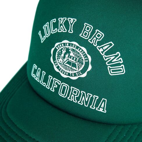 Lucky Brand Standard Trucker Mesh-Back Cap with Adjustable Snapback for Men and Women (One Size Fits Most) in Saudi Arabia