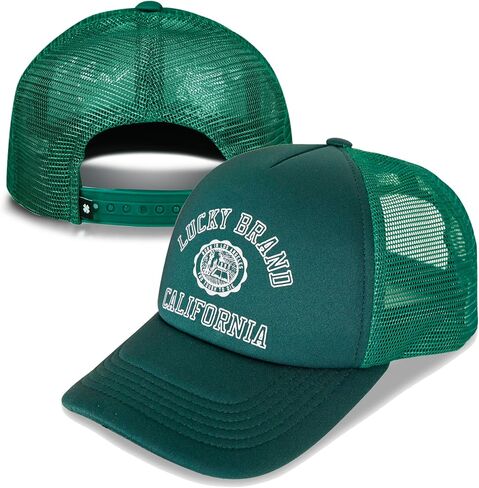 Lucky Brand Standard Trucker Mesh-Back Cap with Adjustable Snapback for Men and Women (One Size Fits Most) in Saudi Arabia