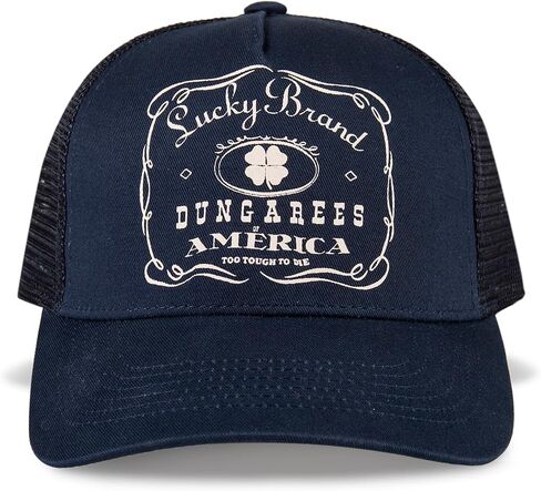 Lucky Brand Standard Trucker Mesh-Back Cap with Adjustable Snapback for Men and Women (One Size Fits Most) in Saudi Arabia