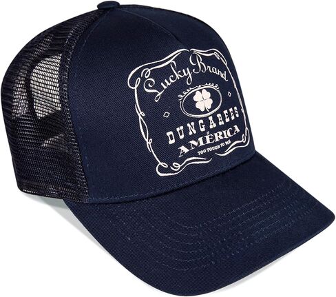 Lucky Brand Standard Trucker Mesh-Back Cap with Adjustable Snapback for Men and Women (One Size Fits Most) in Saudi Arabia