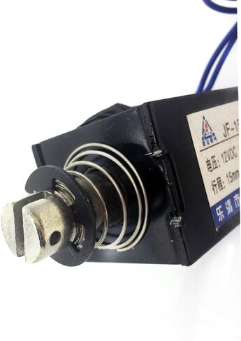 YXQ JF-1578B DC 12V 8A Holding Force Open Frame Push Pull Type Solenoid Electromagnet 15mm Stroke 5Kg in Saudi Arabia