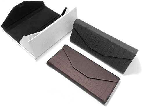 مجموعة من 3 حافظات نظارات مثلثة قابلة للطي من Yamrots، حافظات نظارات شمسية للسفر للرجال والنساء in Kuwait