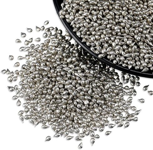 Tandefio 1 Pound Tin Shot Tin Sn Metal, Pure Tin 99.9+% Raw Tin Metal for Experiments or Production Use Metal Fittings in Saudi Arabia