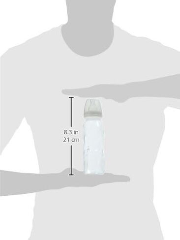 زجاجات الأطفال وحديثي الولادة والرضع من إيفينفلو - تساعد على تقليل المغص - شفافة، 8 أونصة (عبوة من 6 قطع) in Kuwait